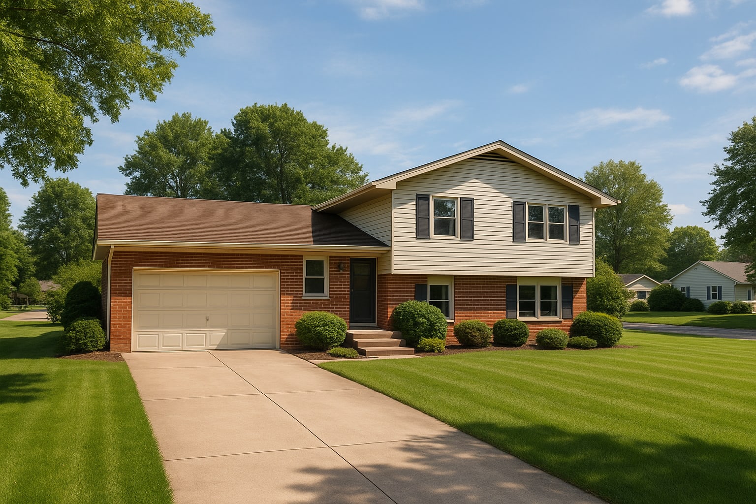 Mid-century split-level home in south Downers Grove