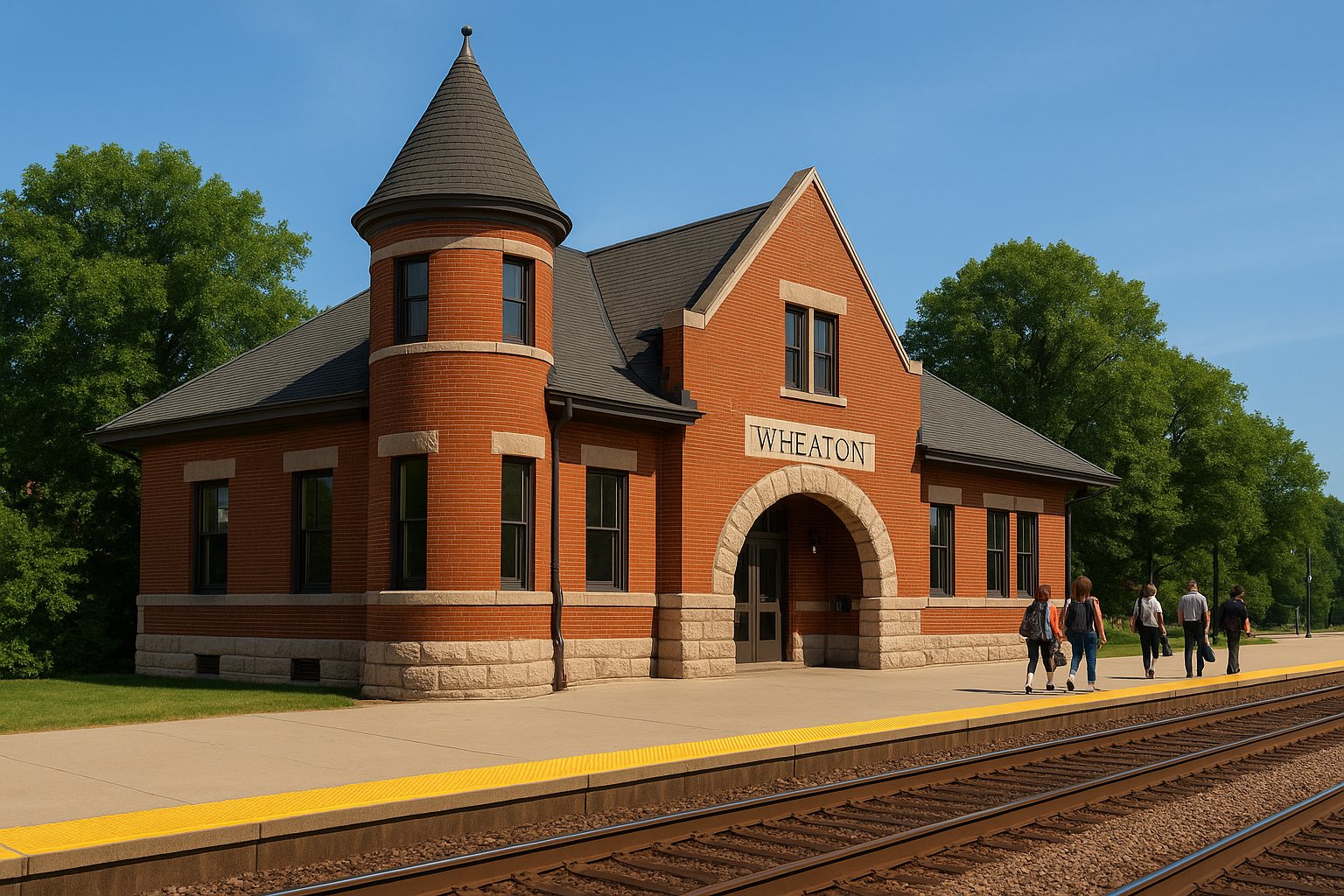 Wheaton Metra station